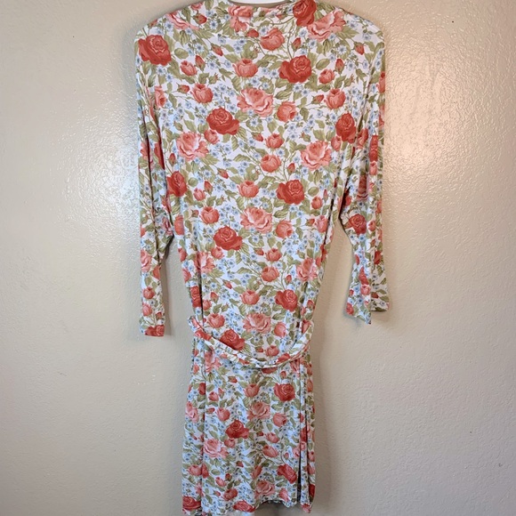 Posh Peanut Alma Maternity Postpartum Bamboo Renia Floral Robe Size L/XL - Picture 5 of 10